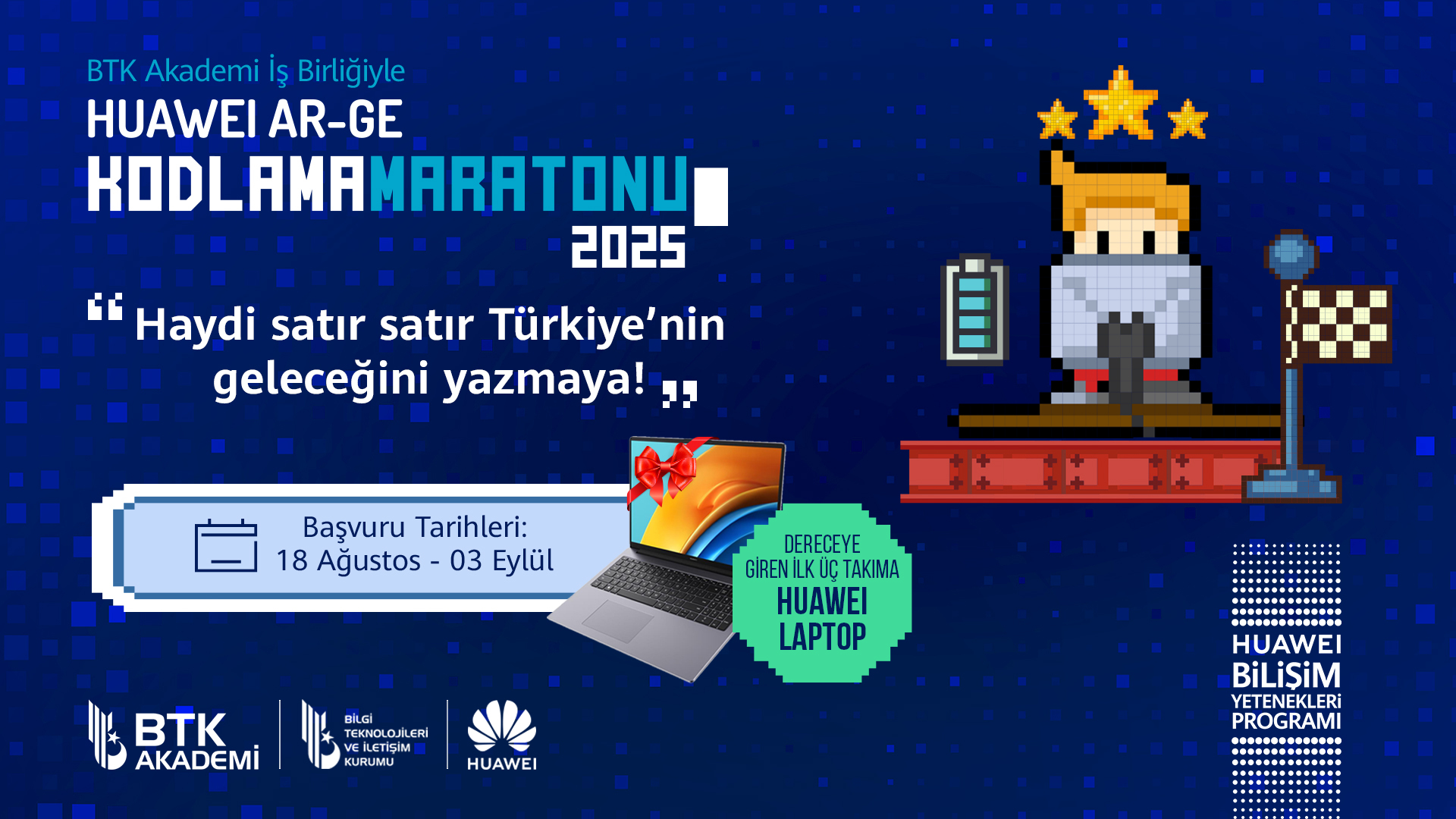 HUAWEİ AR-GE KODLAMA MARATONU 2025 İÇİN GERİ SAYIM BAŞLADI