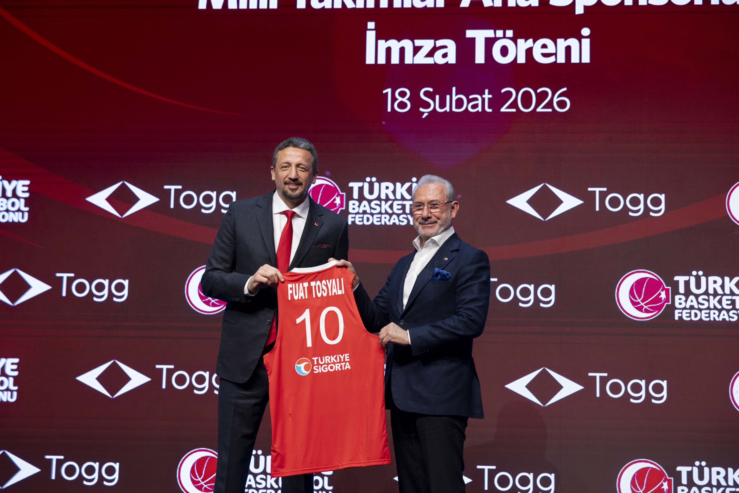 TOGG, BASKETBOL MİLLİ TAKIMLAR ANA SPONSORU OLDU