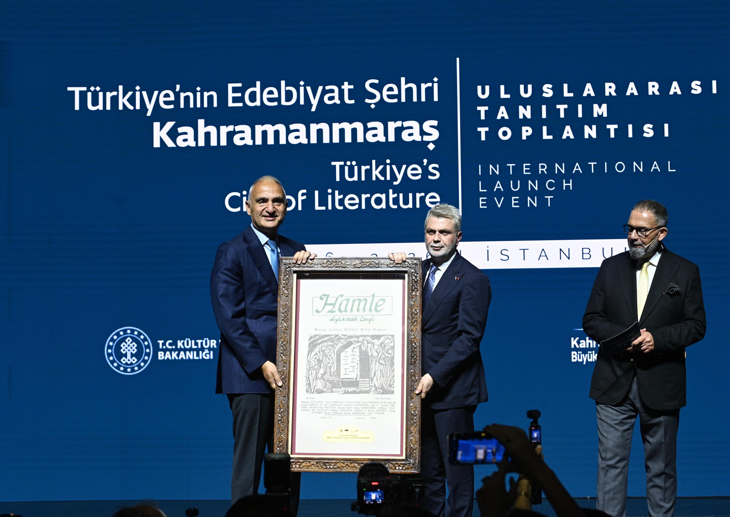 TÜRKİYE’NİN İLK UNESCO EDEBİYAT ŞEHRİ KAHRAMANMARAŞ İSTANBUL’DA TANITILDI