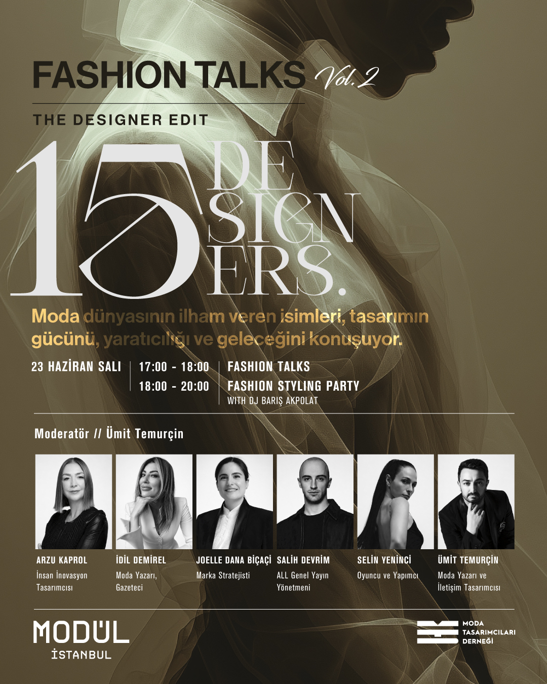 MODÜL İSTANBUL FASHION TALKS’TA ÜNLÜ TASARIMCILARI AĞIRLIYOR