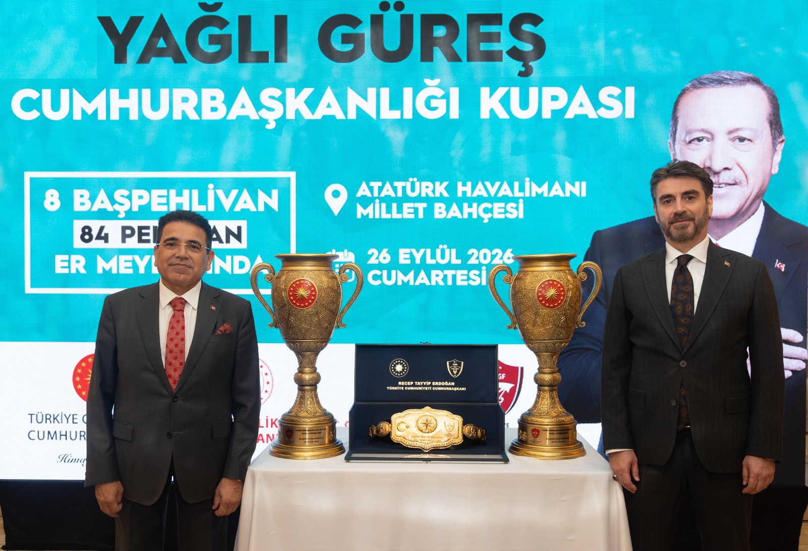 YAĞLI GÜREŞ CUMHURBAŞKANLIĞI KUPASI ÖNCESİ BASIN TOPLANTISI GERÇEKLEŞTİRİLDİ